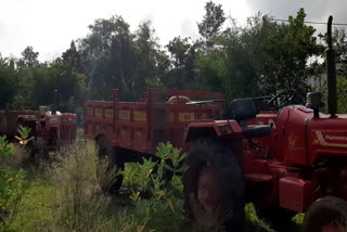 barkui Police action on illegal sand traders in Chhindwara