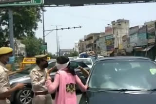 police took action against those who violated lockdown rules in ghaziabad