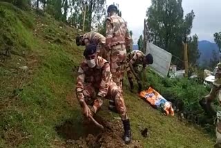 ITBP planted 1600 plants in Anandpur Panchayat