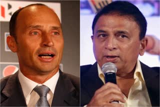 Sunil Gavaskar and Nasser Hussain