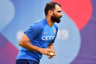 Indian fast bowler Mohammed Shami