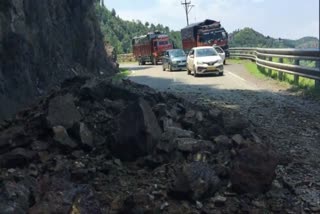 Landslide on Shimla Chandigarh nh