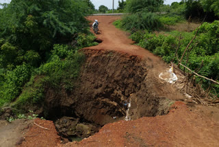 one year ccmplete for damage canel offciers not take any measurs in east godavari dst