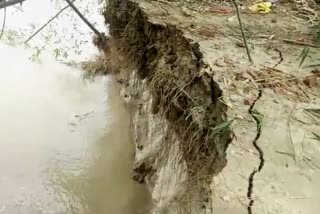 swallowing of Ganges river in Murshidabad