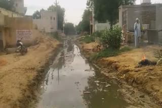 palwal dhateer village road condition