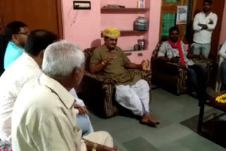 प्रभुलाल सैनी का अंता दौरा, Prabhulal Saini anta visit