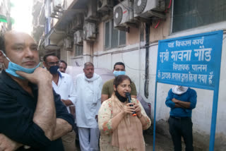 mla bhavna gaur inaugurated road in palam in delhi