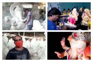 corona pandemic causes financial crisis to ganesh idol traders kolhapur district