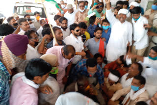 MLA Babu Jandel took out rally and submitted memorandum to SDM