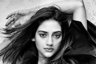 Nusrat jahan in black outfit