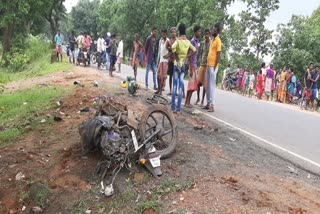 1 youth died in road accident in Dumka