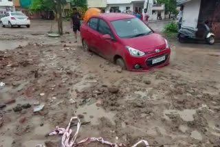 Vadodara due to rains