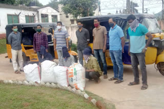 police arrested the persons who transport ganja illegal transport in visakha dst