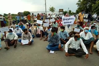 Farmers obstructing National Highway Survey work .. that is the reason ..