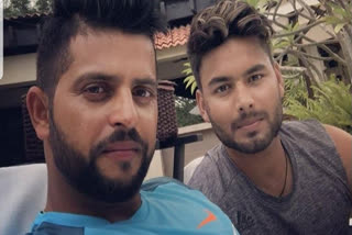 Suresh raina and rishabh pant started net practice watch video