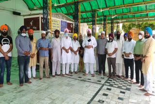 Ajay Singh Libra who joined Aam Aadmi Party paid obeisance at Gurdwara Sri Fatehgarh Sahib