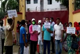 Nadia school protest