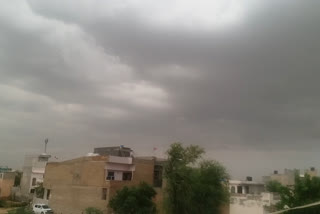 churu news, churu weather, light rainning