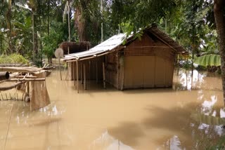 Flood affected people in nagaon