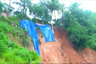 കാസർകോട് അമേയ് കോളനി  മണ്ണിടിച്ചിൽ ഭീഷണി  Landslide threat in Kasargod  Amay Colony