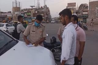 without mask challan palwal