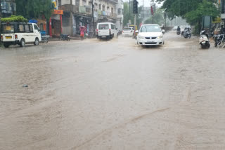Water logging in many areas