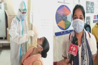 5 out of 100 people found corona positive at Corona Testing Center in Dakshinpuri