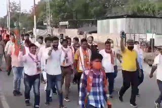 Chittaurgarh news, MLA took out padyatra, wish good rain