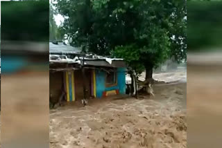 Heavy rain in Khaknar block of Burhanpur district