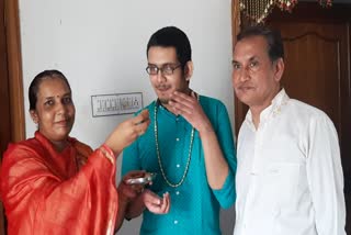 Chittorgarh Topper Saurabh Jain, Topper Blind Student