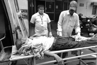The old man slipped from the top of the apartment and died in tanuku west Godavari district