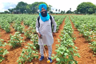 a-sardarji-from-haryana-enlightening-his-life-by-involving-in-agriculture-at-karnataka