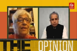 Political Commentator Neerja Chowdhury in an exclusive interview with ETV Bharat