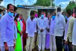 mla Solipeta Ramalingareddy tour at siddipet district