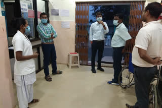 surprise inspection of district hospital in bijapur