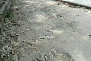 Road condition connecting Palam to Dwarka poor