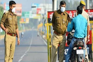 Gautam budh nagar police take action against who break lockdown rules