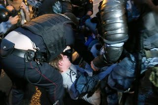 Anti-govt protests in Moscow