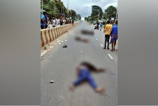 Bike Accident in Chamarajnagar