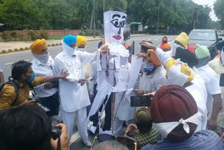 Sikhs protest against Pakistan spy agency ISI for backing pro-Khalistan activities
