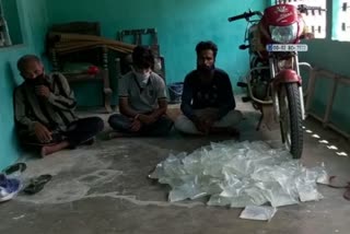 Raid in banpur sub-jail road, 3 smugglers arrested