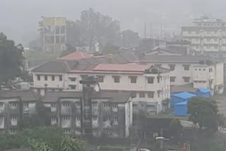 Heavy rain fall in Kodagu