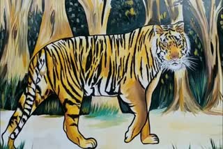 reward of five thousand rupees for news of tiger in palamu, Reward of five thousand rupees on seeing tiger in palamu, news of Palamu Betla National Park, पलामू में बाघ होने की सूचना देने पर पांच हजार रुपए का इनाम, पलामू में बाघ देखने पर पांच हजार रुपए का इनाम, पलामू बेतला नेशनल पार्क की खबरें