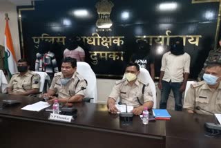 Police arrested 4 vehicle thieves in dumka