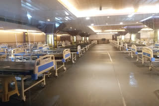 Beds at Delhi's first banquet hall-turned-Covid centre lying vacant