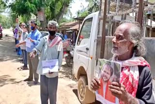 kmss protest demanding akhil gogoi free from jail hojai assam etv bharat news