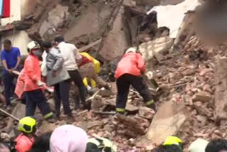 Part of old building collapses in south Mumbai, none hurt