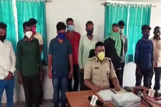 10 cyber criminals arrested in Giridih, cyber crime in giridih, Cyber criminals of Giridih tried to target Punjab police officer, साइबर अपराधियों ने पंजाब पुलिस अधिकारी को निशाना बनाने की कोशिश की, गिरिडीह में 10 साइबर अपराधी गिरफ्तार, गिरिडीह में साइबर अपराध