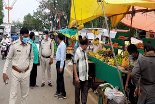 Road side encroachment