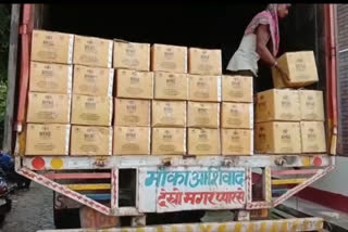 Truck with illegal liquor seized at Gossaigaon